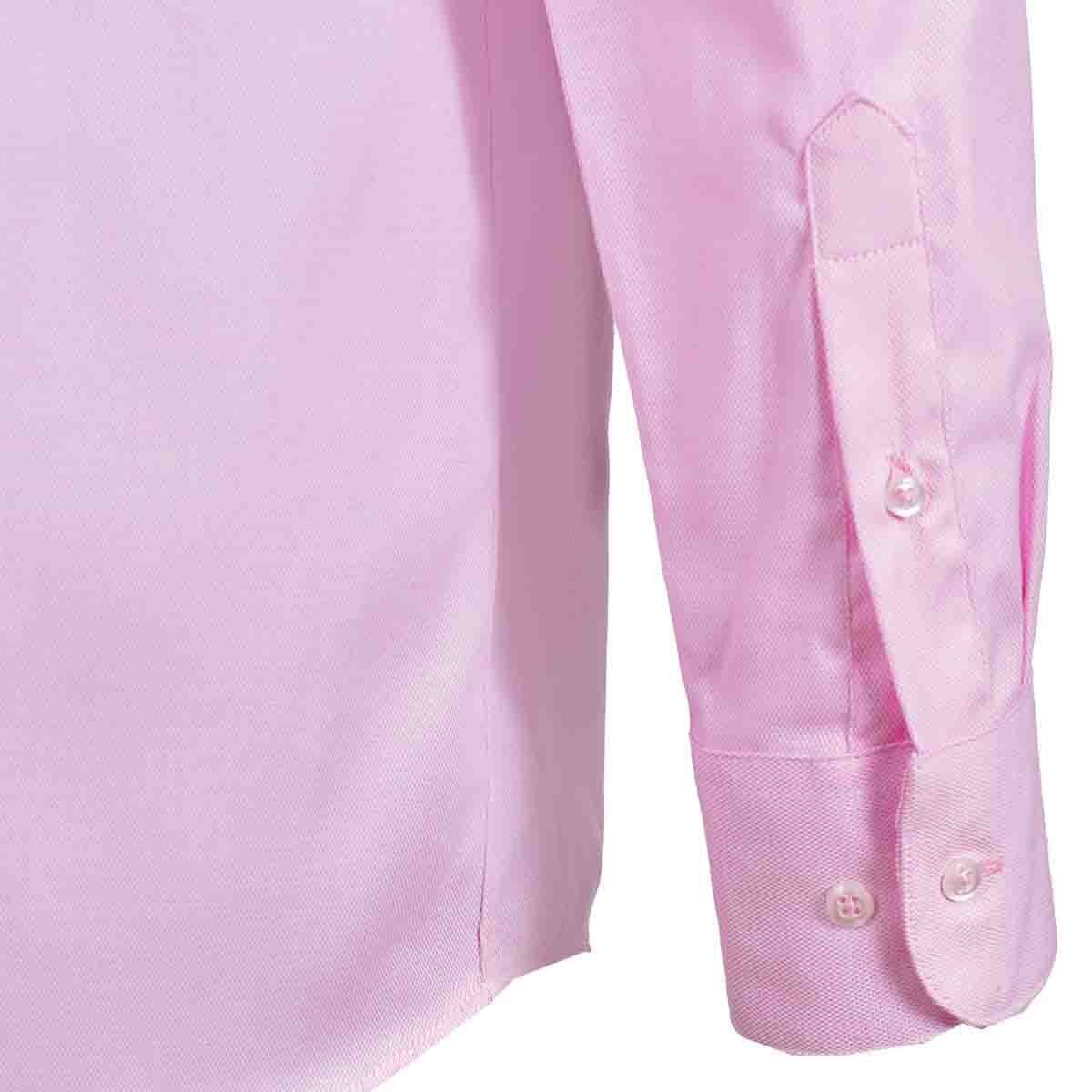 Camisa de Vestir Regular Color Rosa Nina Ricci