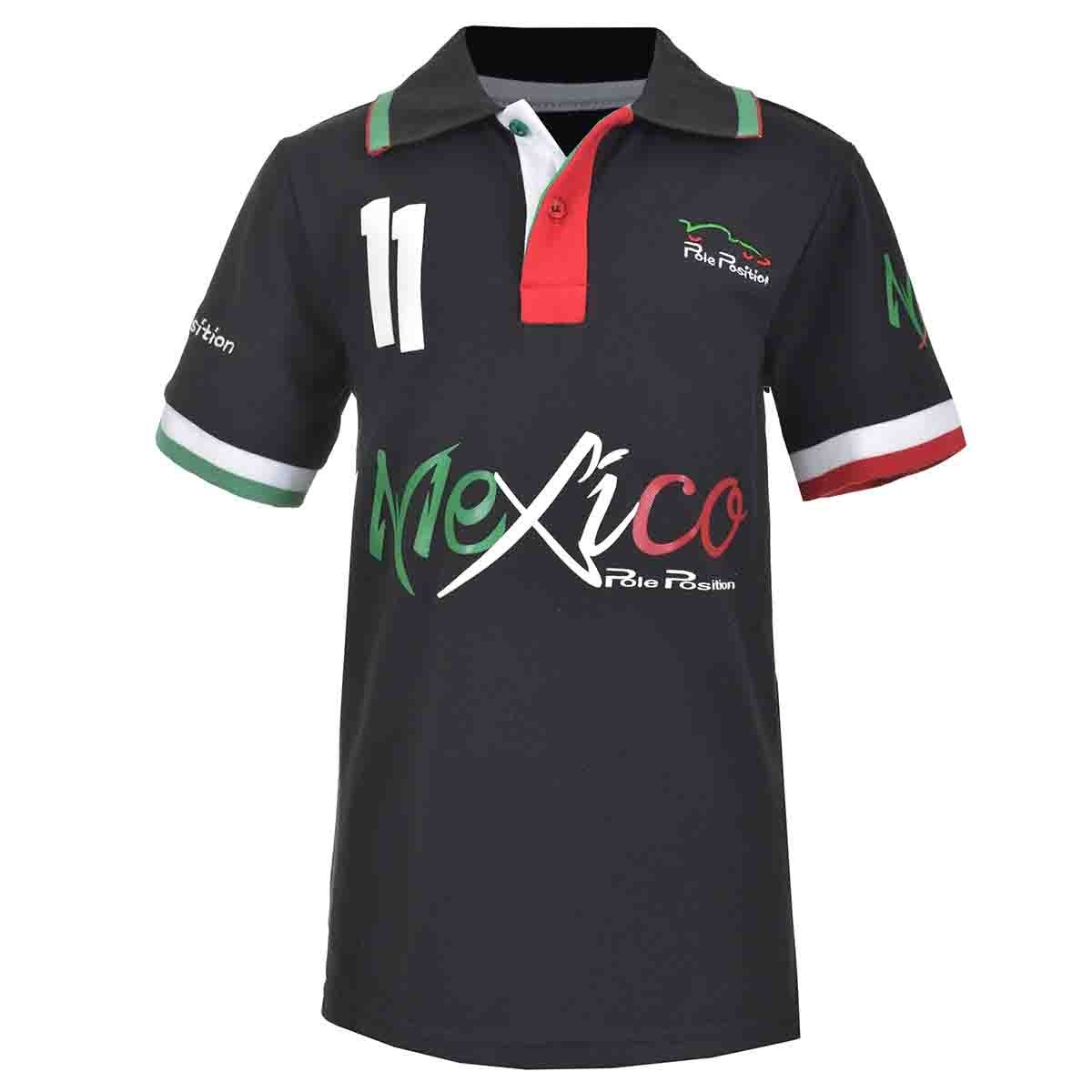 Playera Polo México Pole Position para Niño