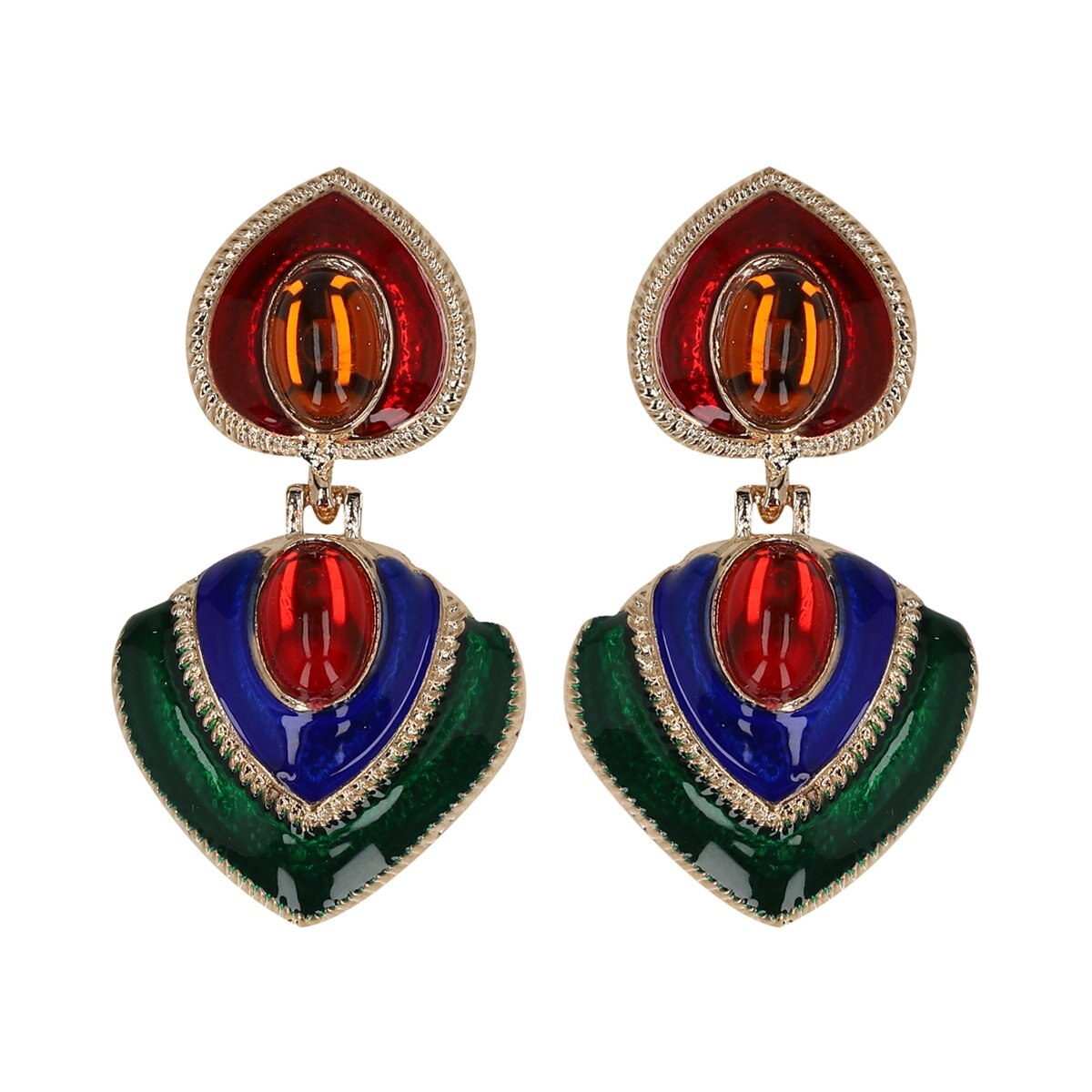 Arete Triángulos Engarzado Multi Aktuales