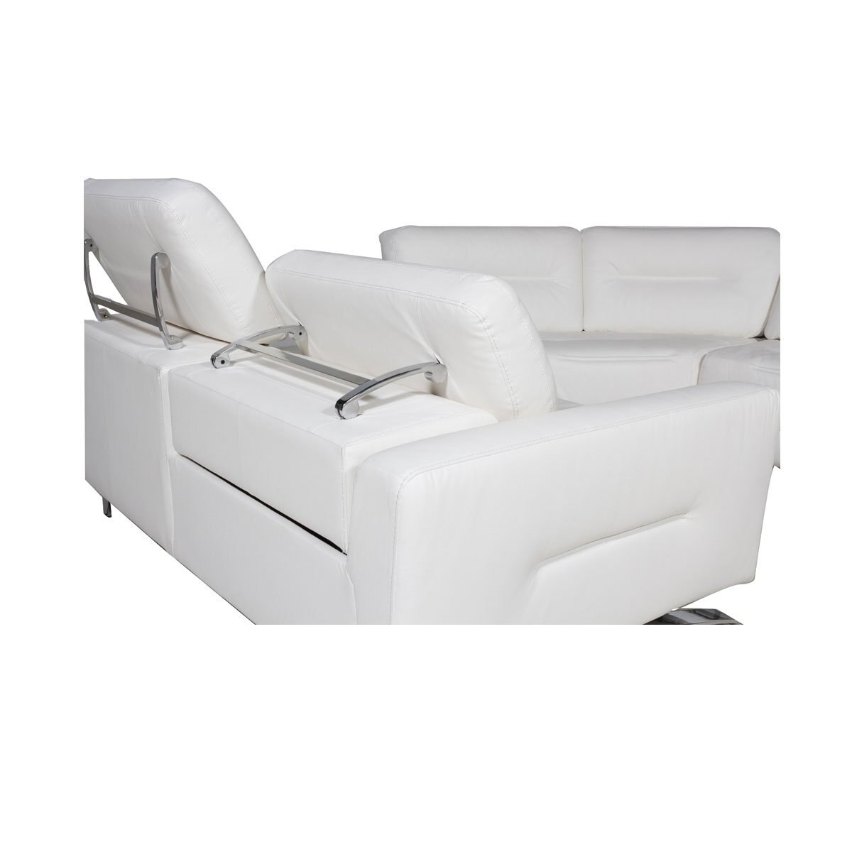Sala Modular Curvo Reclinable Blanco Boal