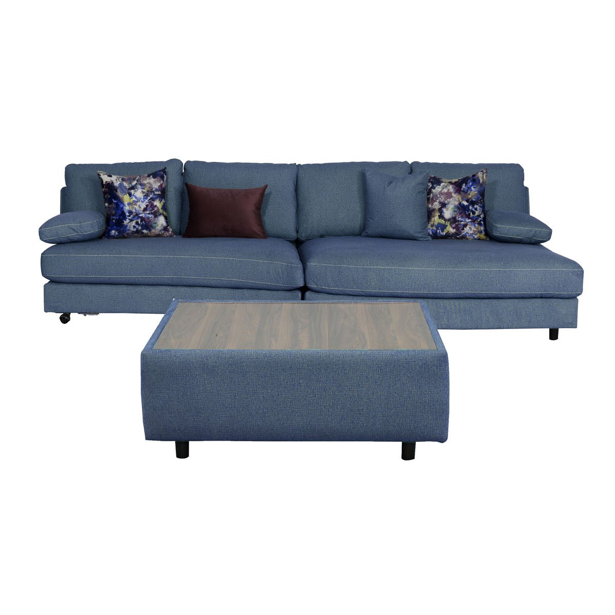 Sofá cama easy azul boal Sears