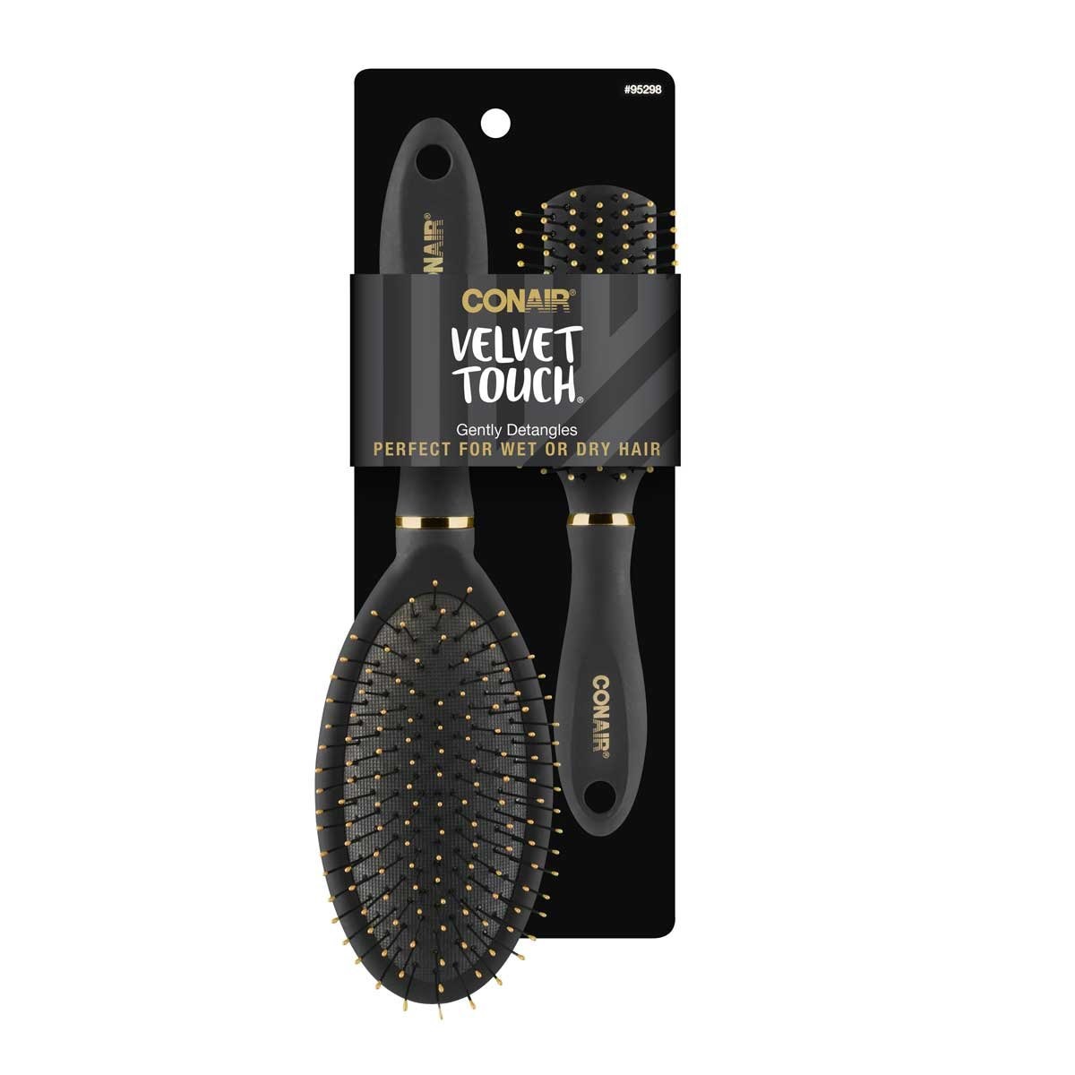 Set Cepillo Ovalado Y Bolsillo Velvet T Conair