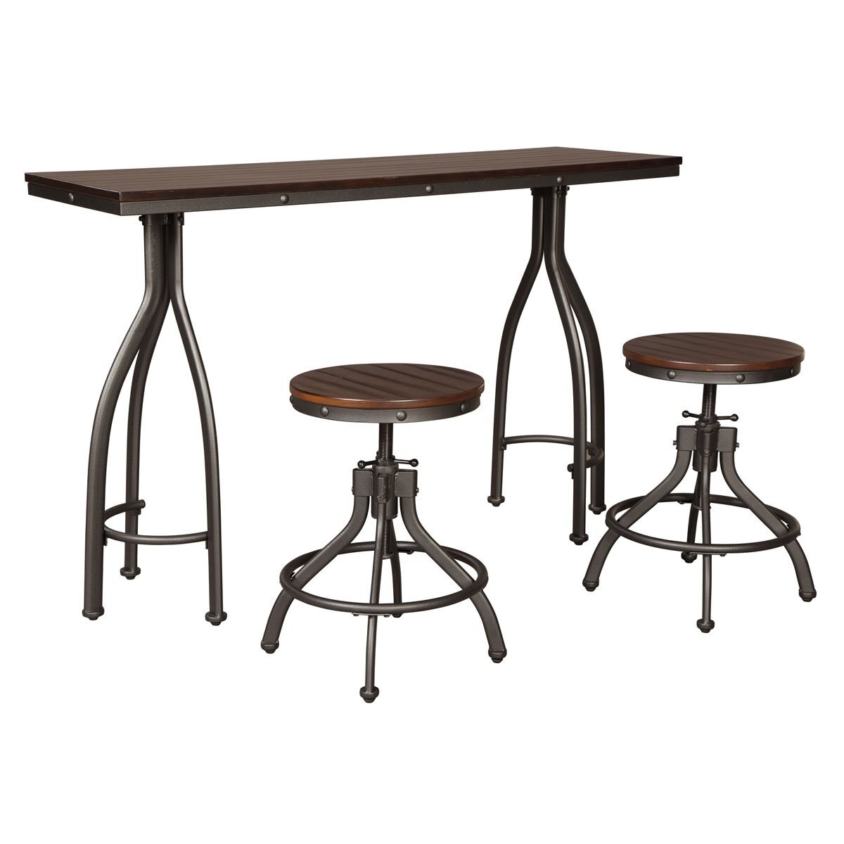 Comedor Mesa y 2 Bancos Odium Ashley Furniture
