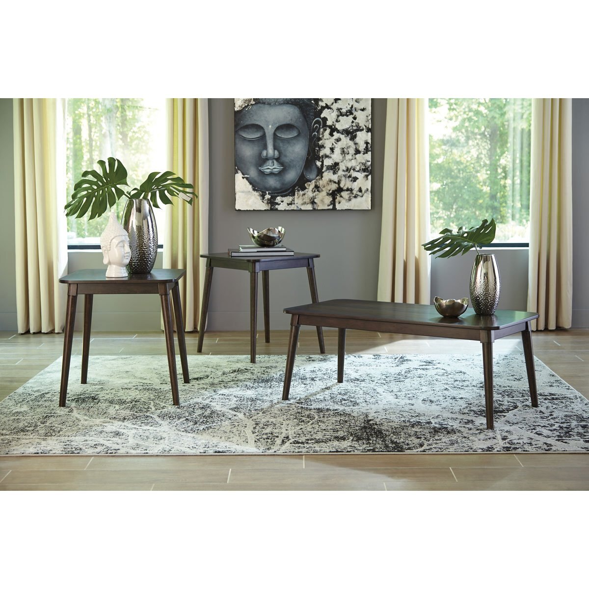 Set de 3 Mesas Ocasionales Rectangulares Neilmond Ashley Furniture