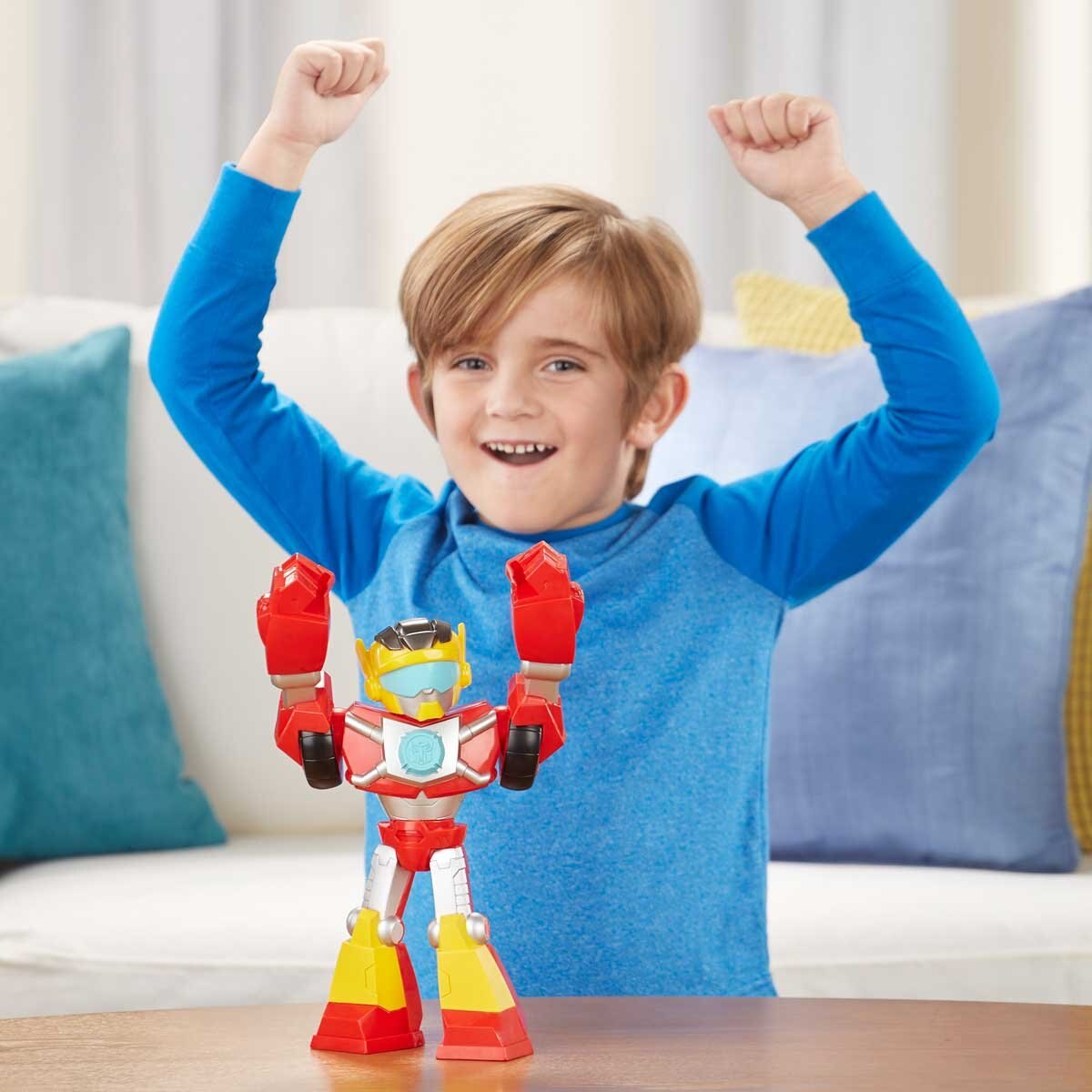Figura Hot Shot Mega Mighties Transformes Hasbro