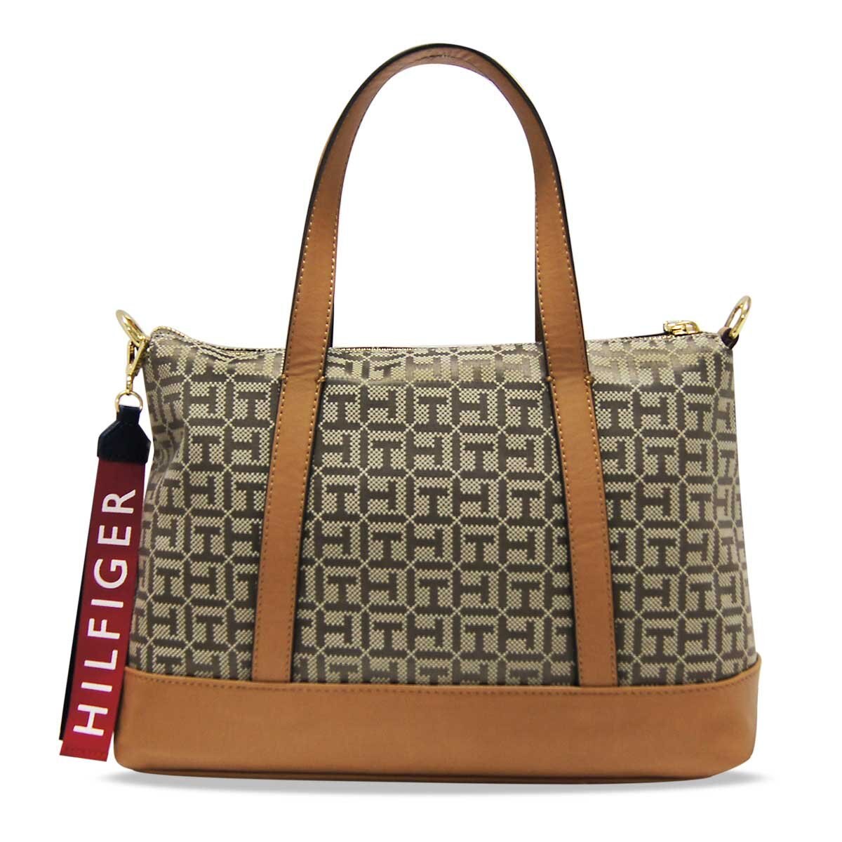 Bolsa Satchel Khaki Tommy Hilfiger