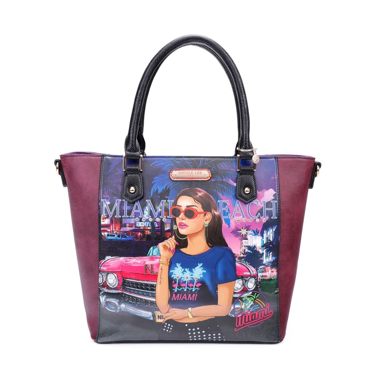 Bolso para Dama, Cruising In Miami Beach Nicole Lee