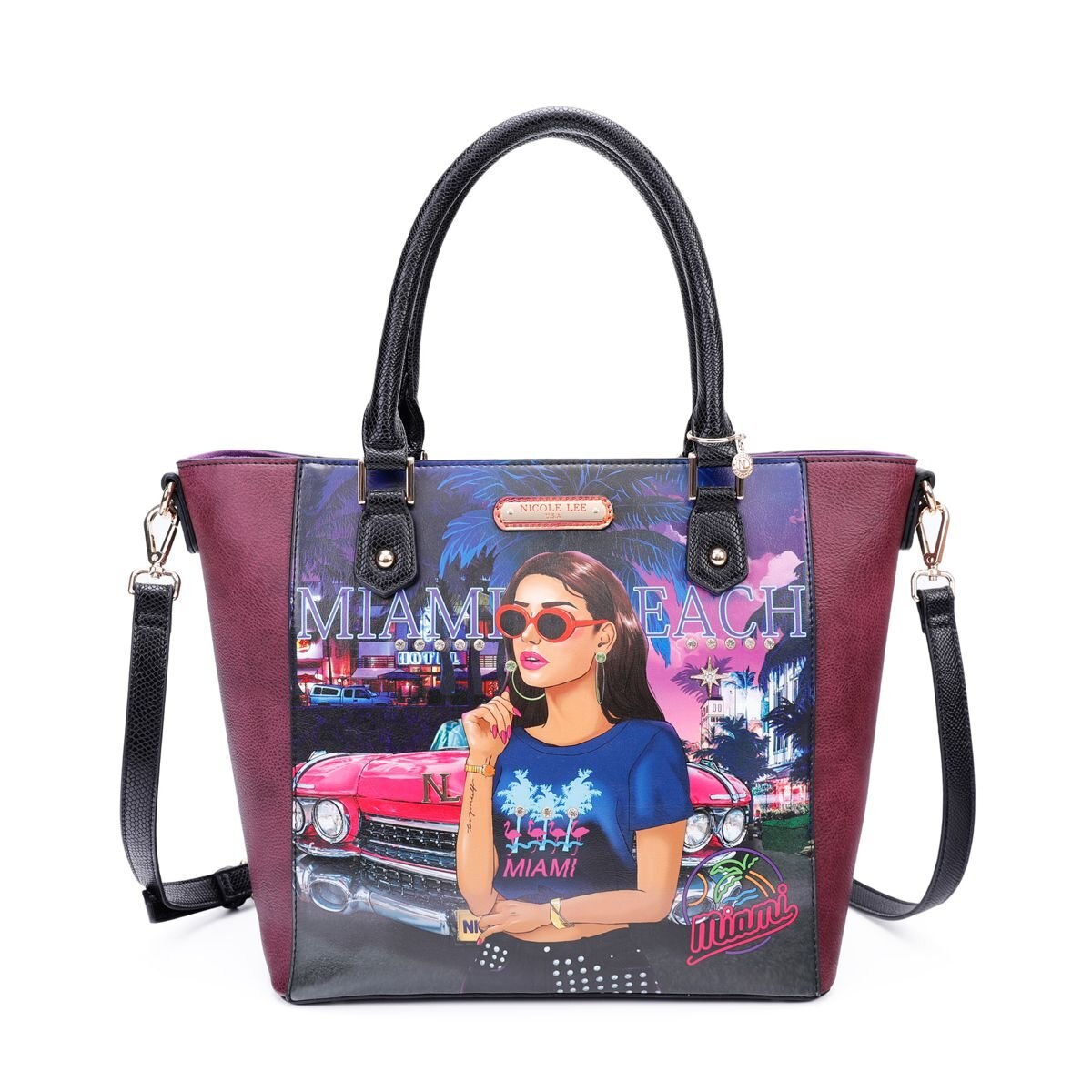 Bolso para Dama, Cruising In Miami Beach Nicole Lee