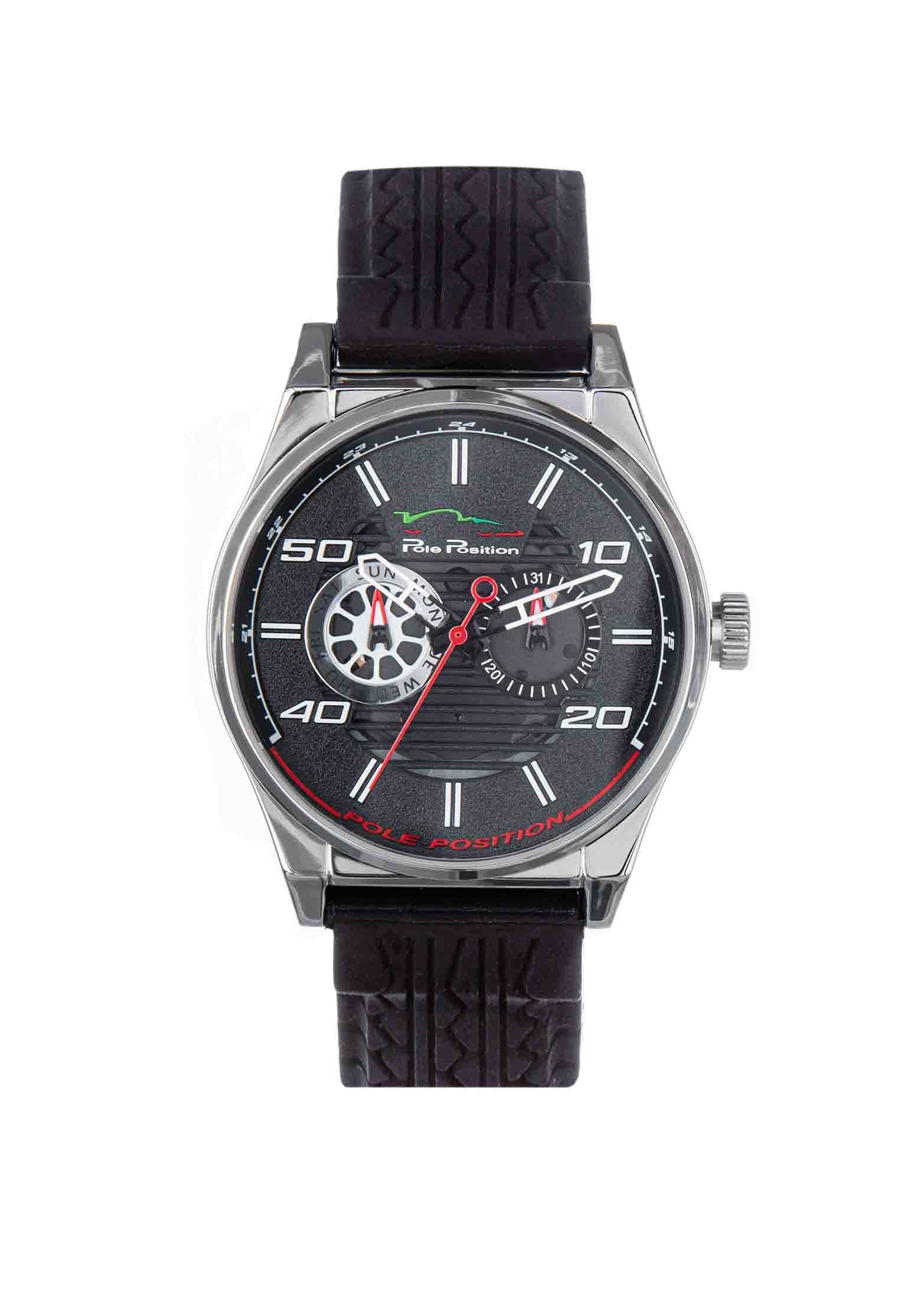 Reloj para Caballero Negro Pole Position
