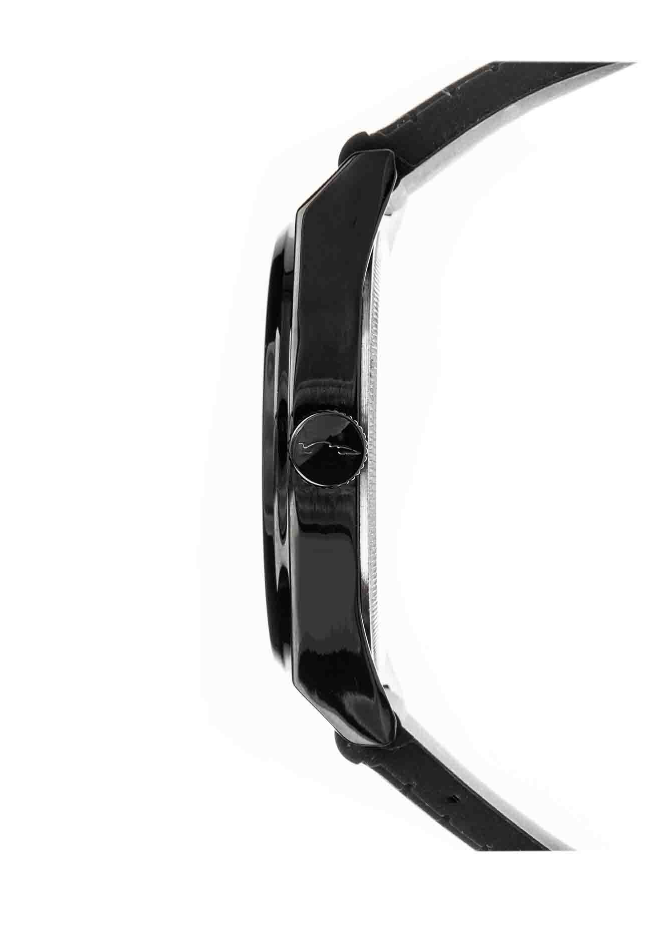 Reloj para Caballero Negro y Manecillas Rojas Pole Position