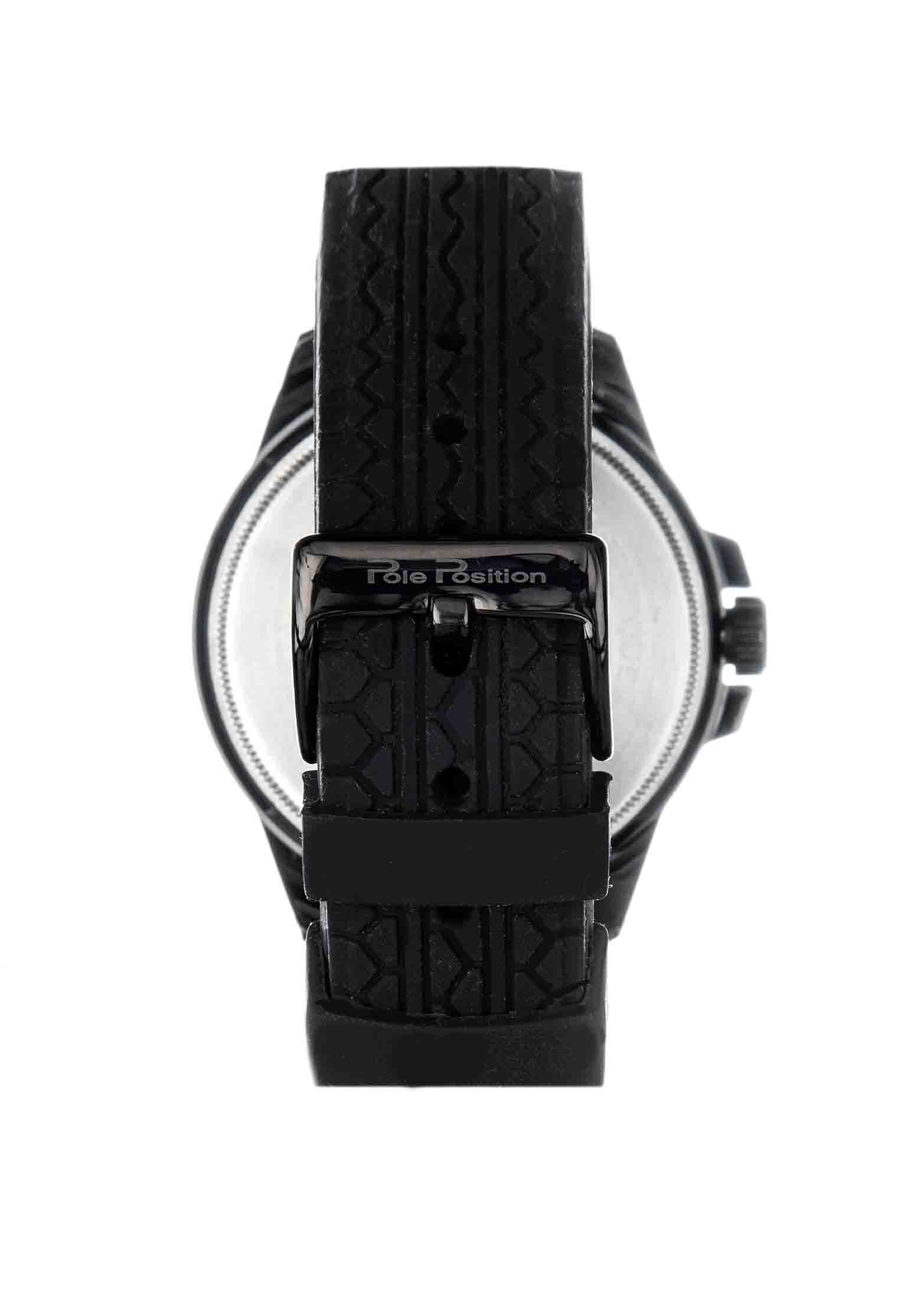 Reloj para Caballero Negro y Grecas Grises Pole Position