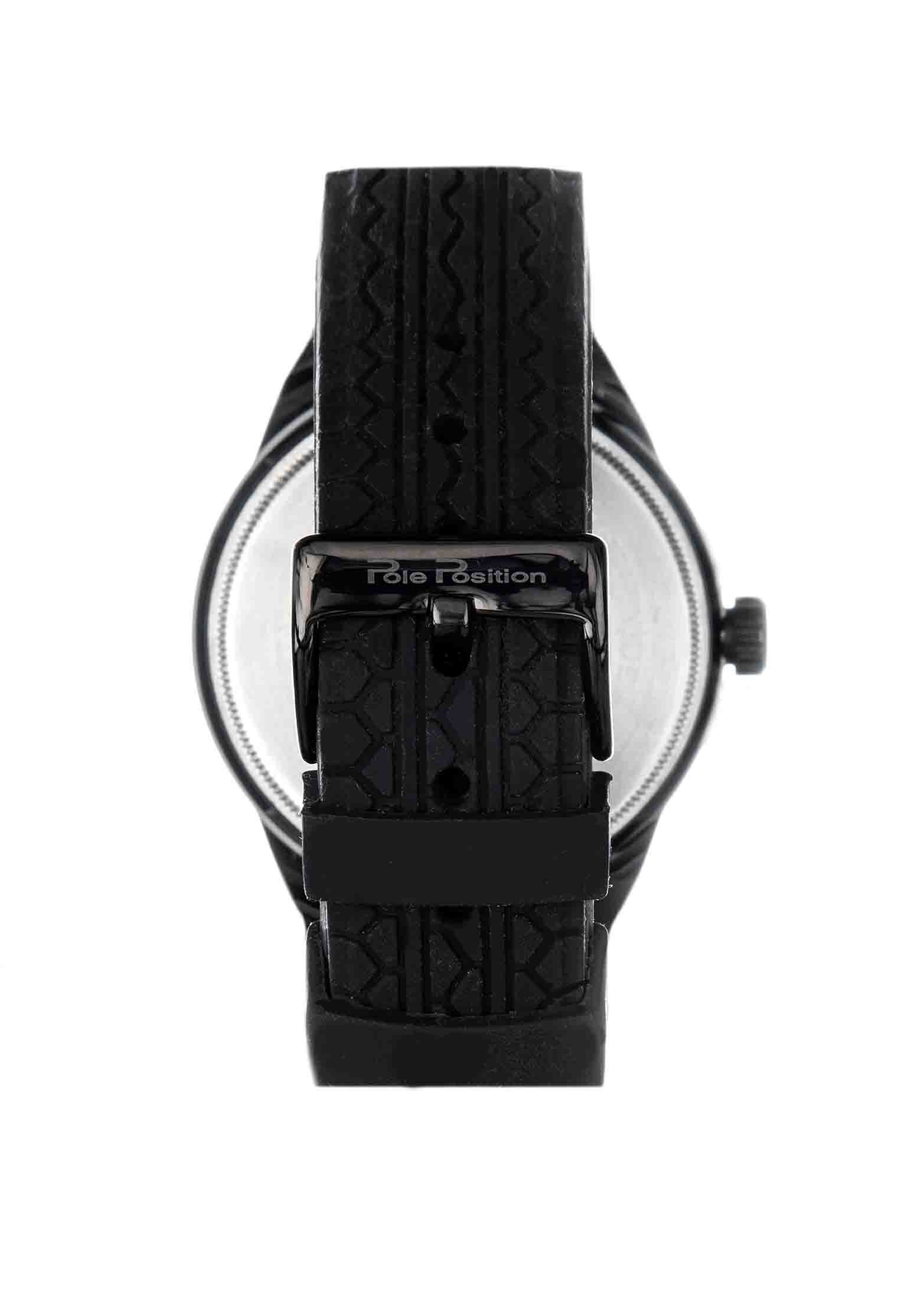 Reloj para Caballero Rojo con Detalles en Negro Pole Position