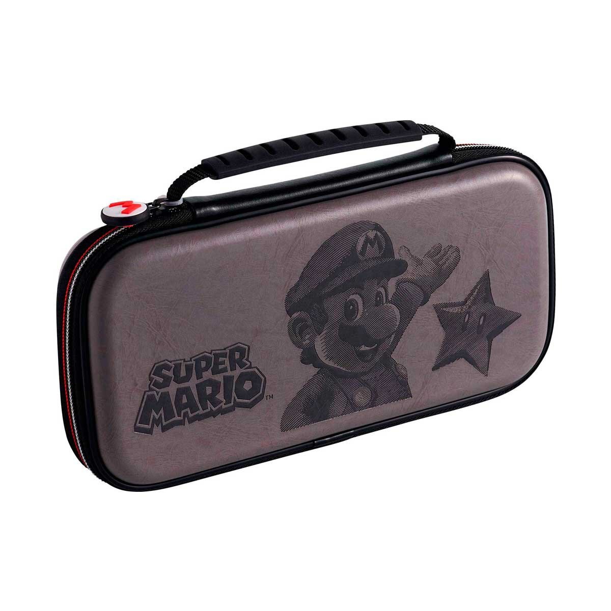 Nintendo Switch Estuche de Viaje Super Mario Deboss Grey