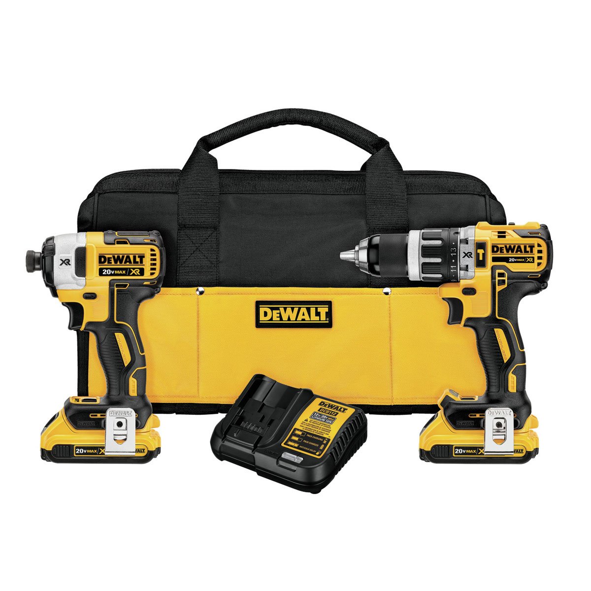 Combo Rotomartillo 1/2"+ Llave de Impacto 1/4" Brushless Dewalt