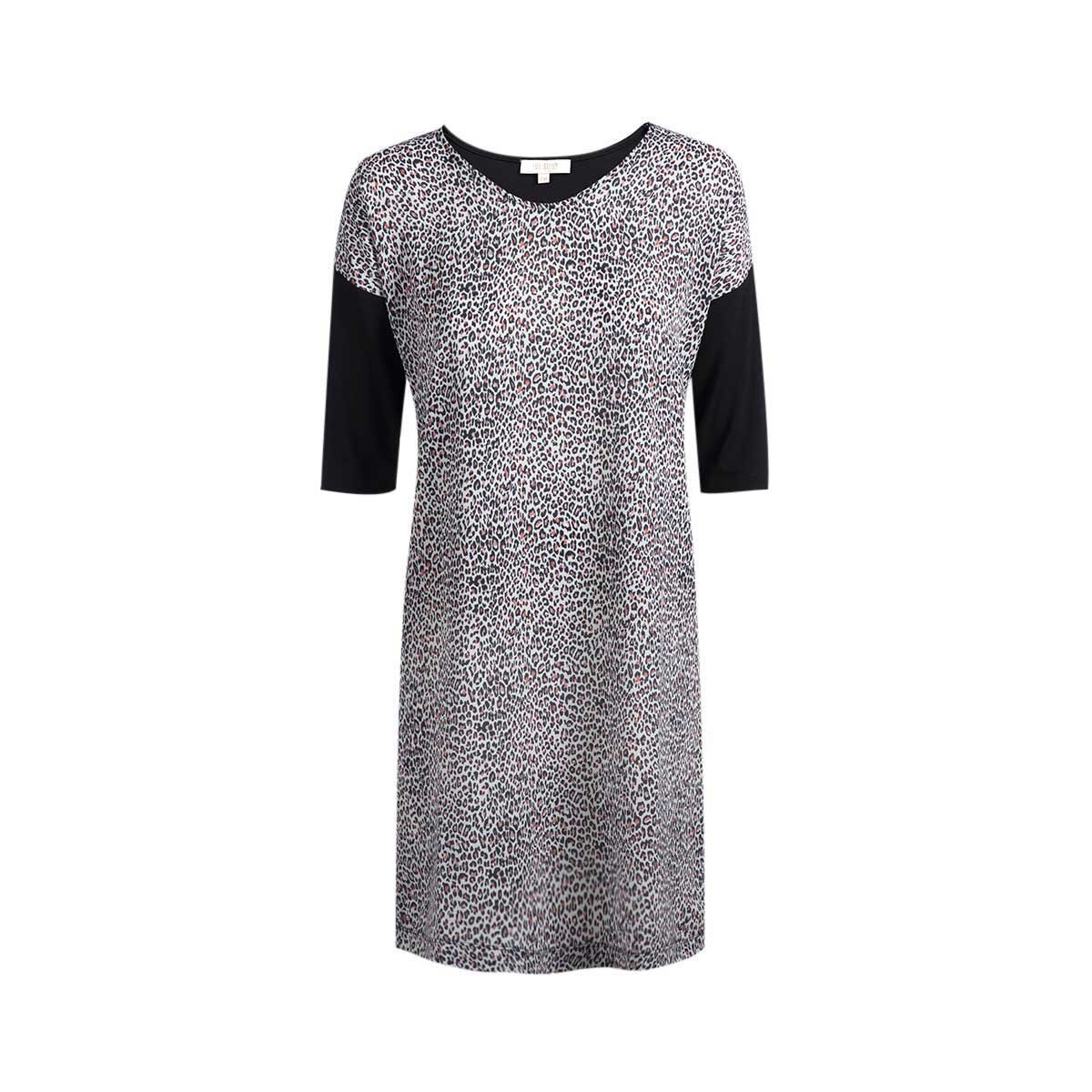 Vestido Estampada Manga Corta Life Styler
