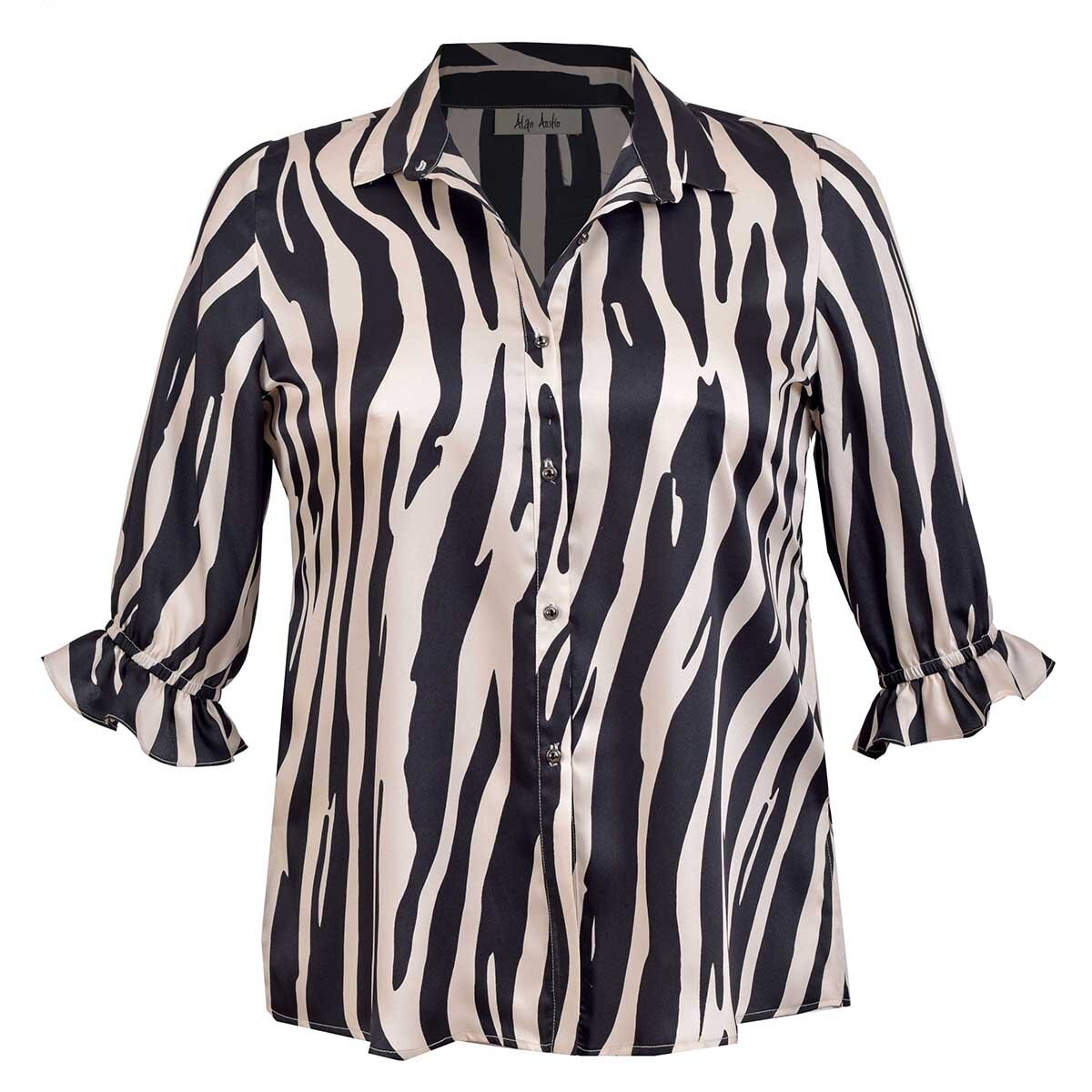 Blusa para Dama Camisera Manga al Codo Alan Austin