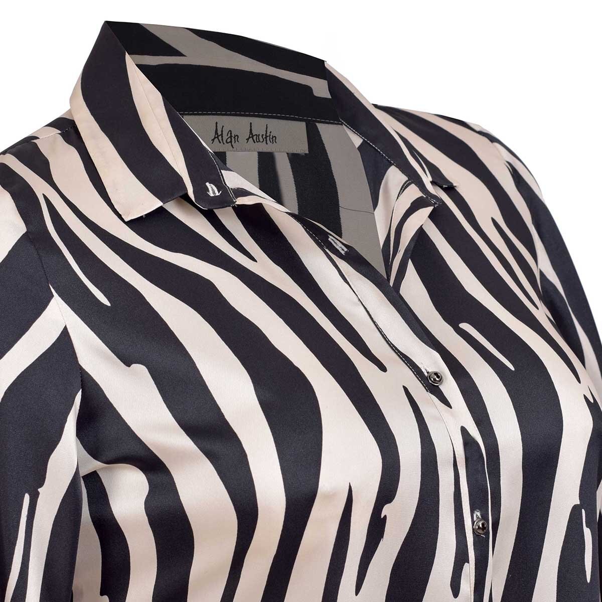 Blusa para Dama Camisera Manga al Codo Alan Austin