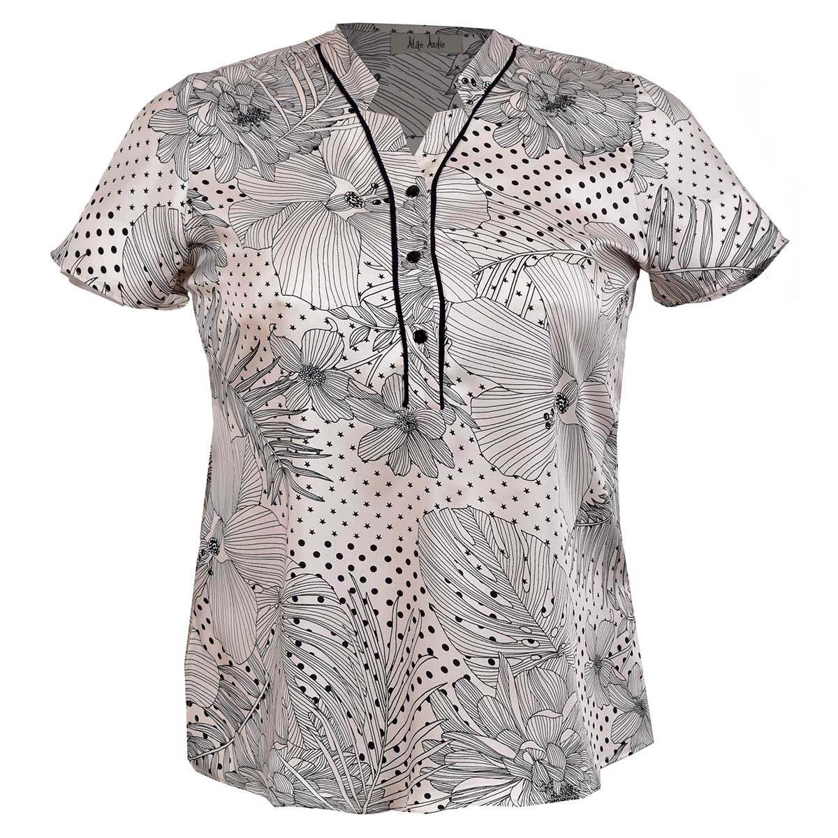 Blusa para Dama Manga Corta Alan Austin
