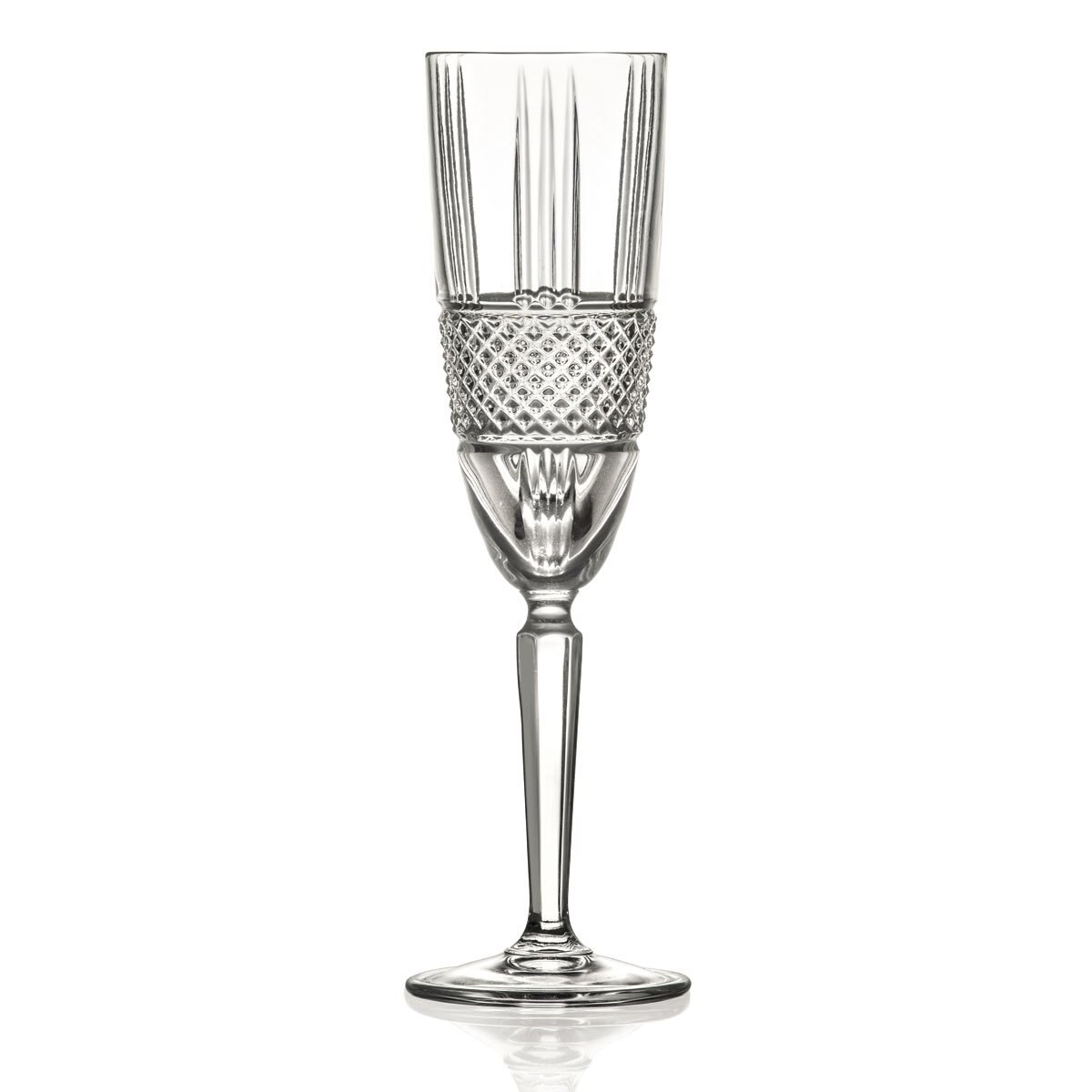 Juego de 6 Copas Flute 190 Ml Brillante Rcr