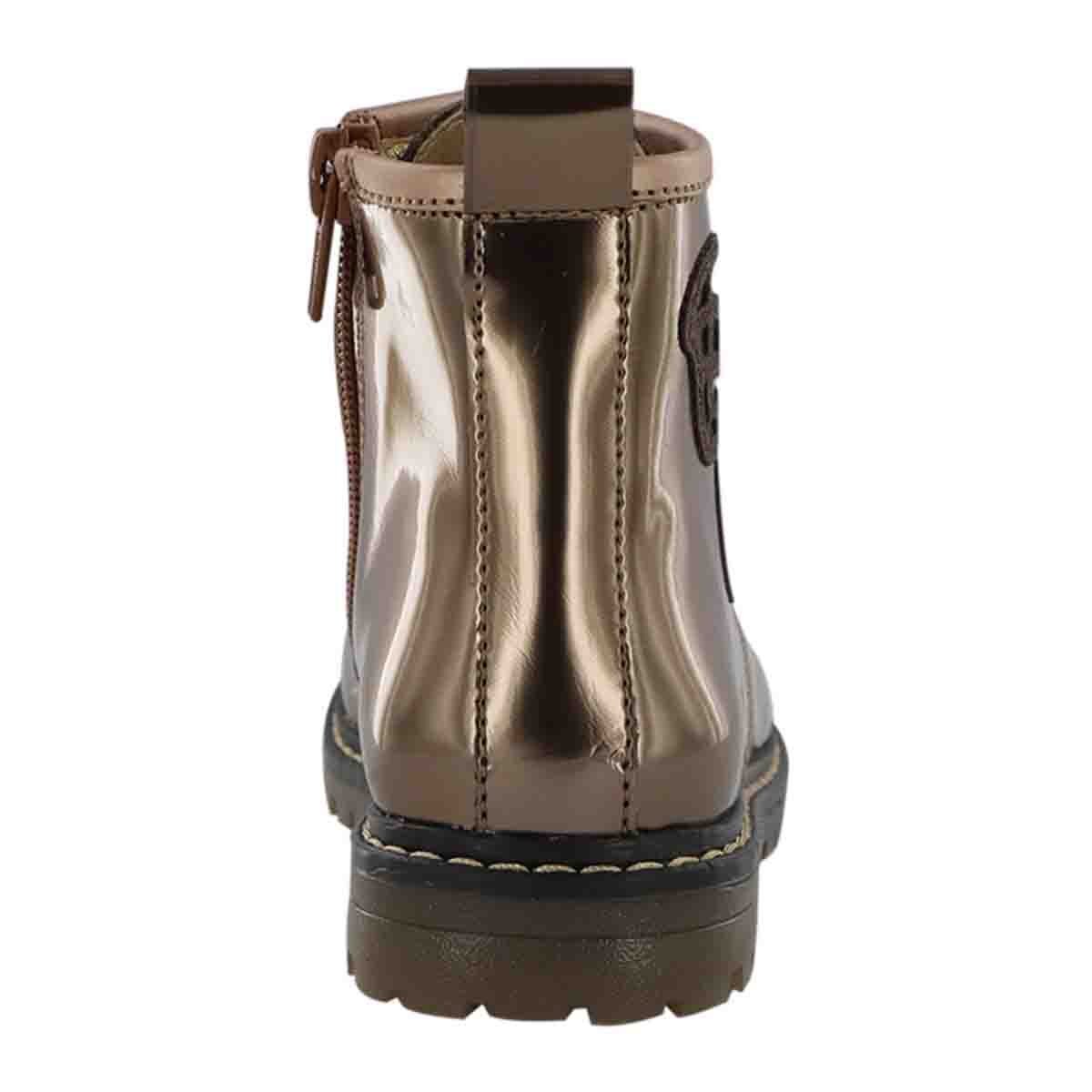 Media Bota Charol con Mariposa Bronce Bambino