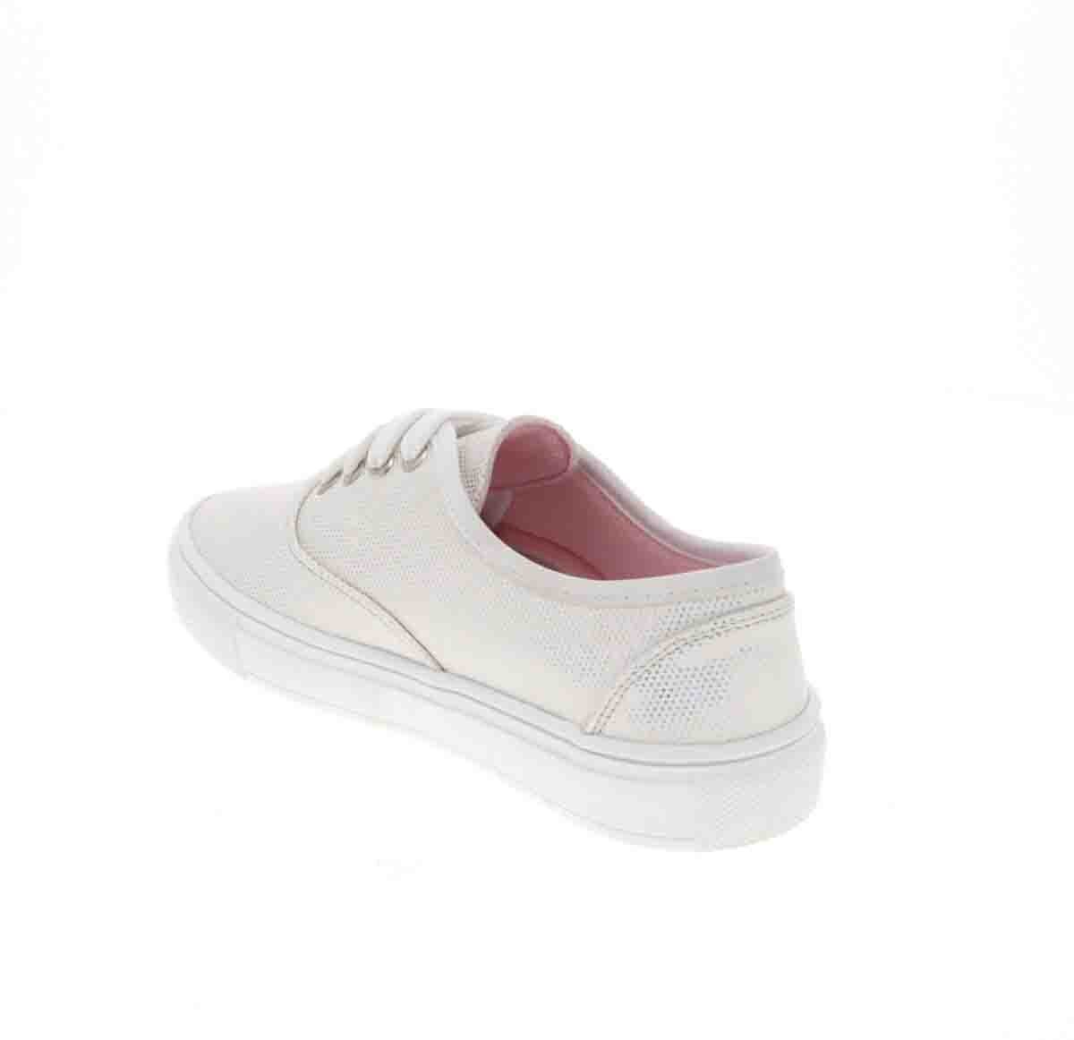 Tenis con Agujeta Blanco Tropicana para Niña
