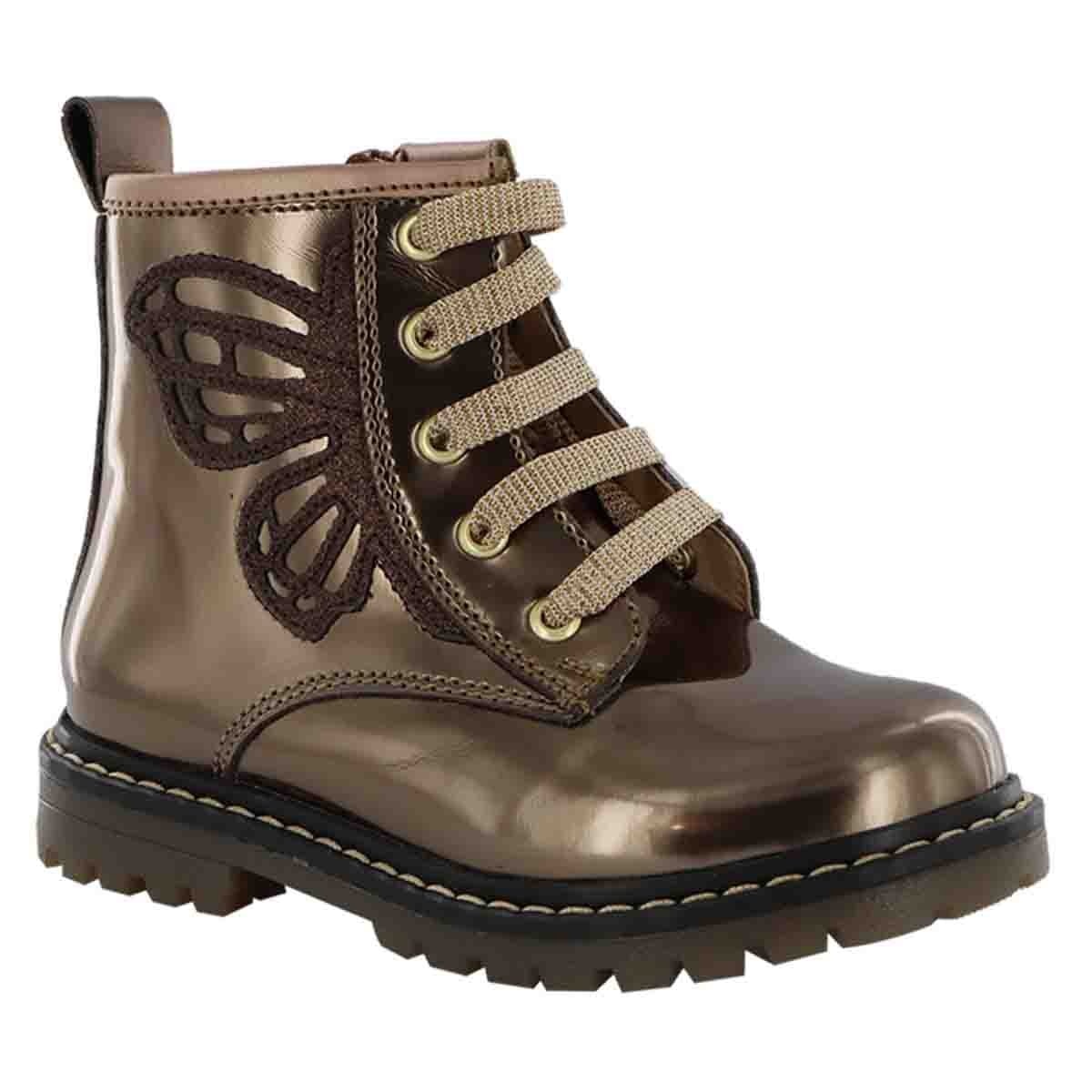 Media Bota Charol con Mariposa Bronce Bambino