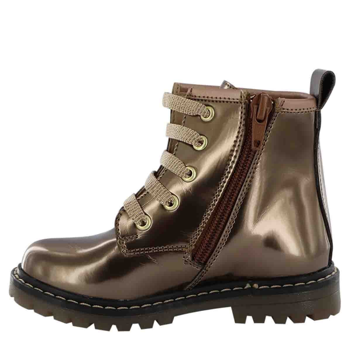Media Bota Charol con Mariposa Bronce Bambino
