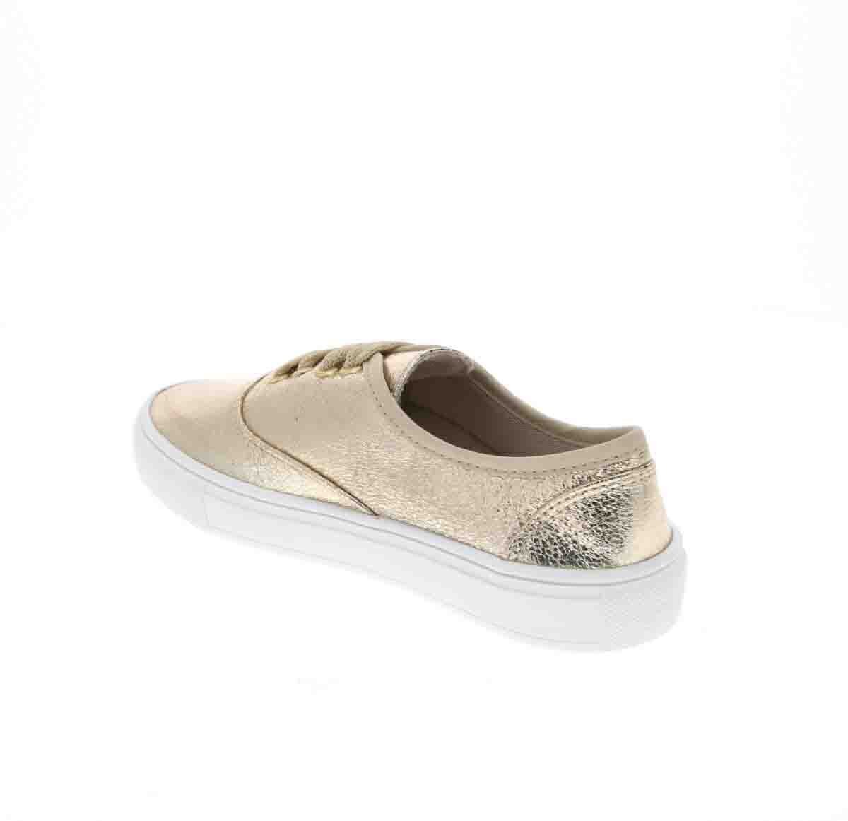 Tenis con Agujeta Oro Tropicana para Niña