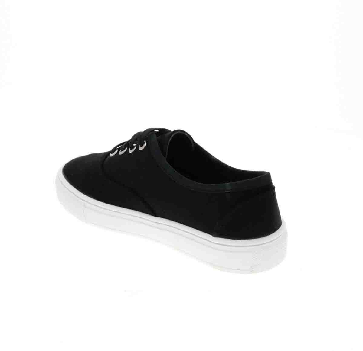 Tenis con Agujeta Negro Tropicana para Niña
