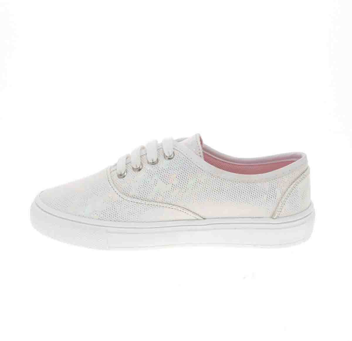 Tenis con Agujeta Blanco Tropicana para Niña