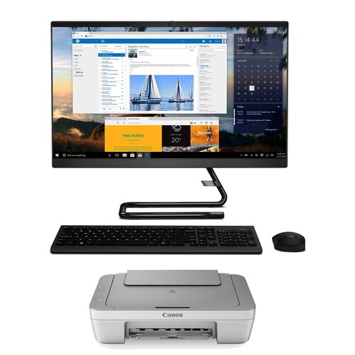 Paquete Desktop All In One Lenovo 340-22Iwl I38145U 1Tb 4G + Multifuncional