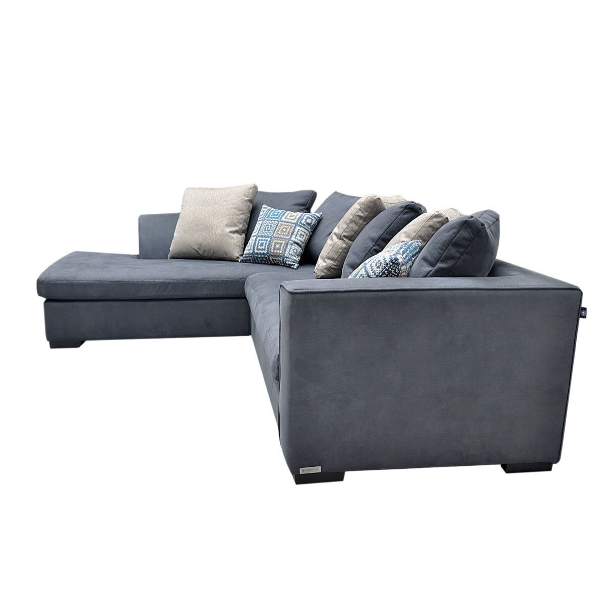 Sala Modular 2 Piezas Izquierdo Antares Azul Muebles Liz
