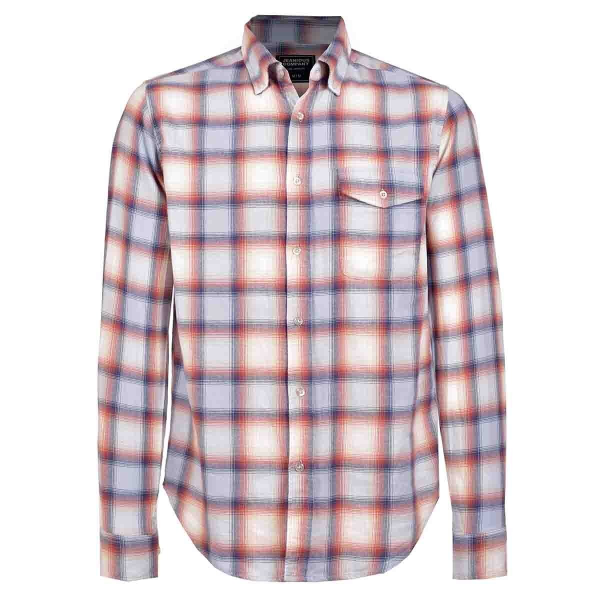Camisa a Cuadros Manga Larga Jeanious