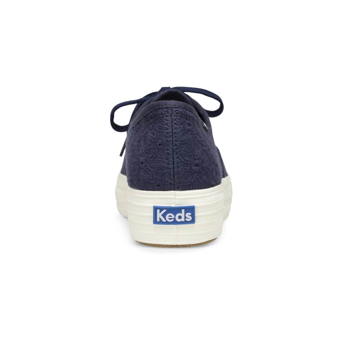 Tenis con Suela Footbed Color Azul Obscuro Keds