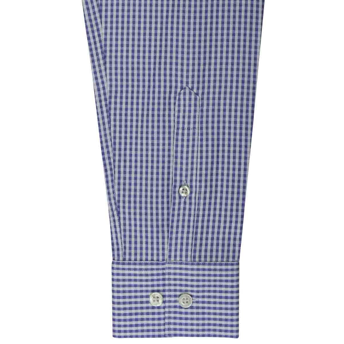 Camisa de Vestir Azul Slim Cavalier
