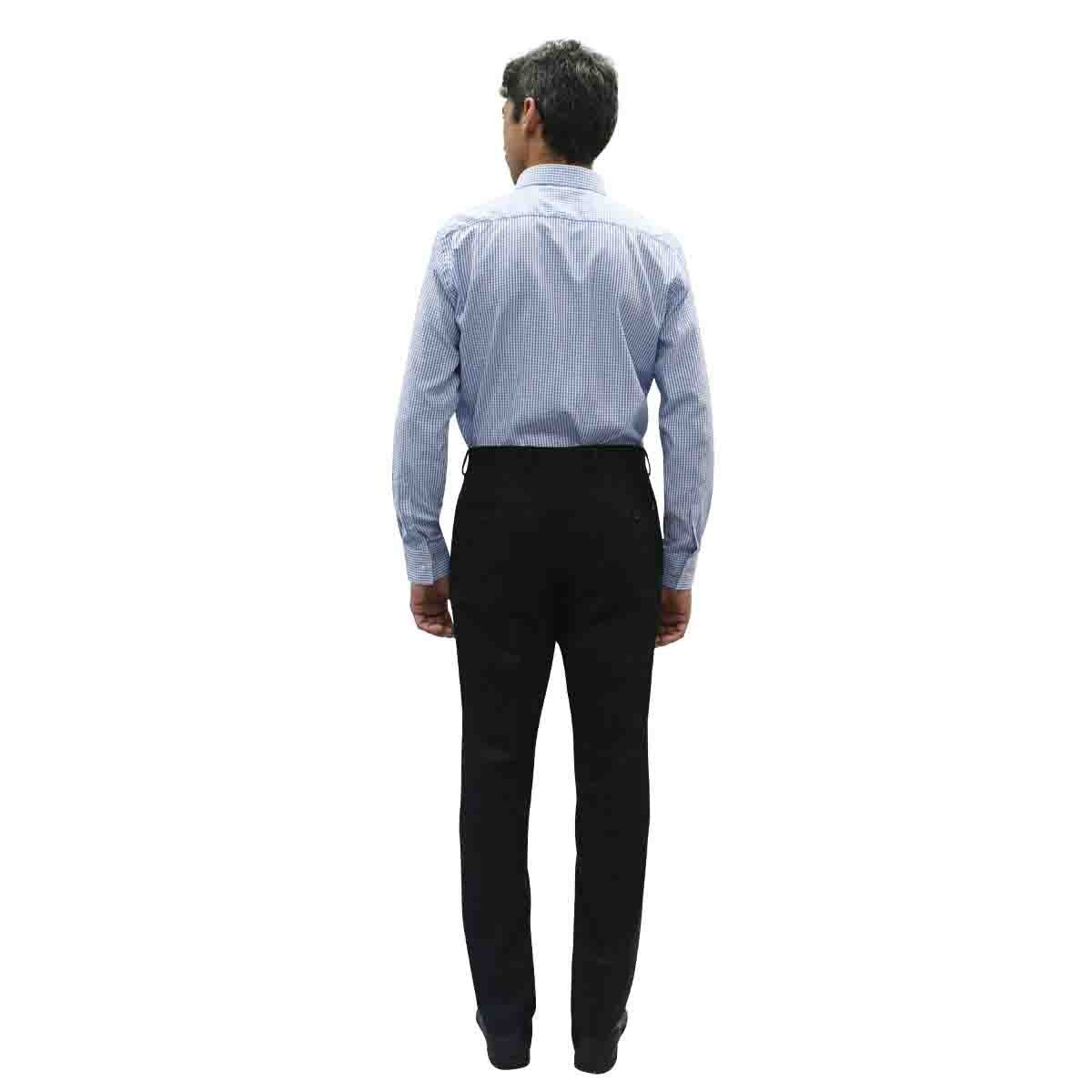 Camisa de Vestir Azul Slim Cavalier
