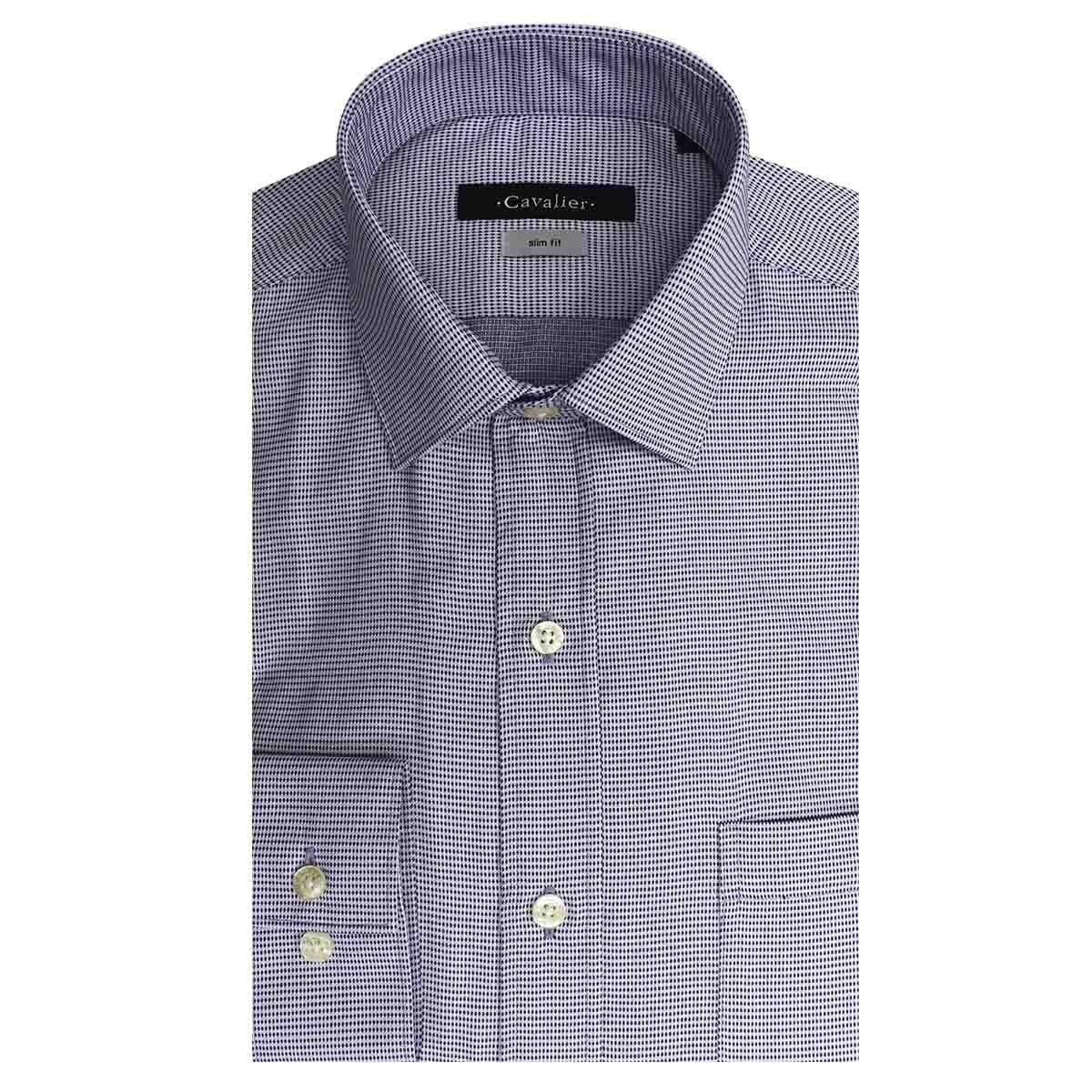 Camisa de Vestir Morada Slim Cavalier para Caballero