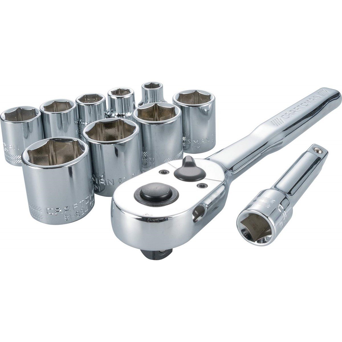 Juego para Mecánico Sae Mando 3/8", 6 Puntas (11 Pzs) Craftsman