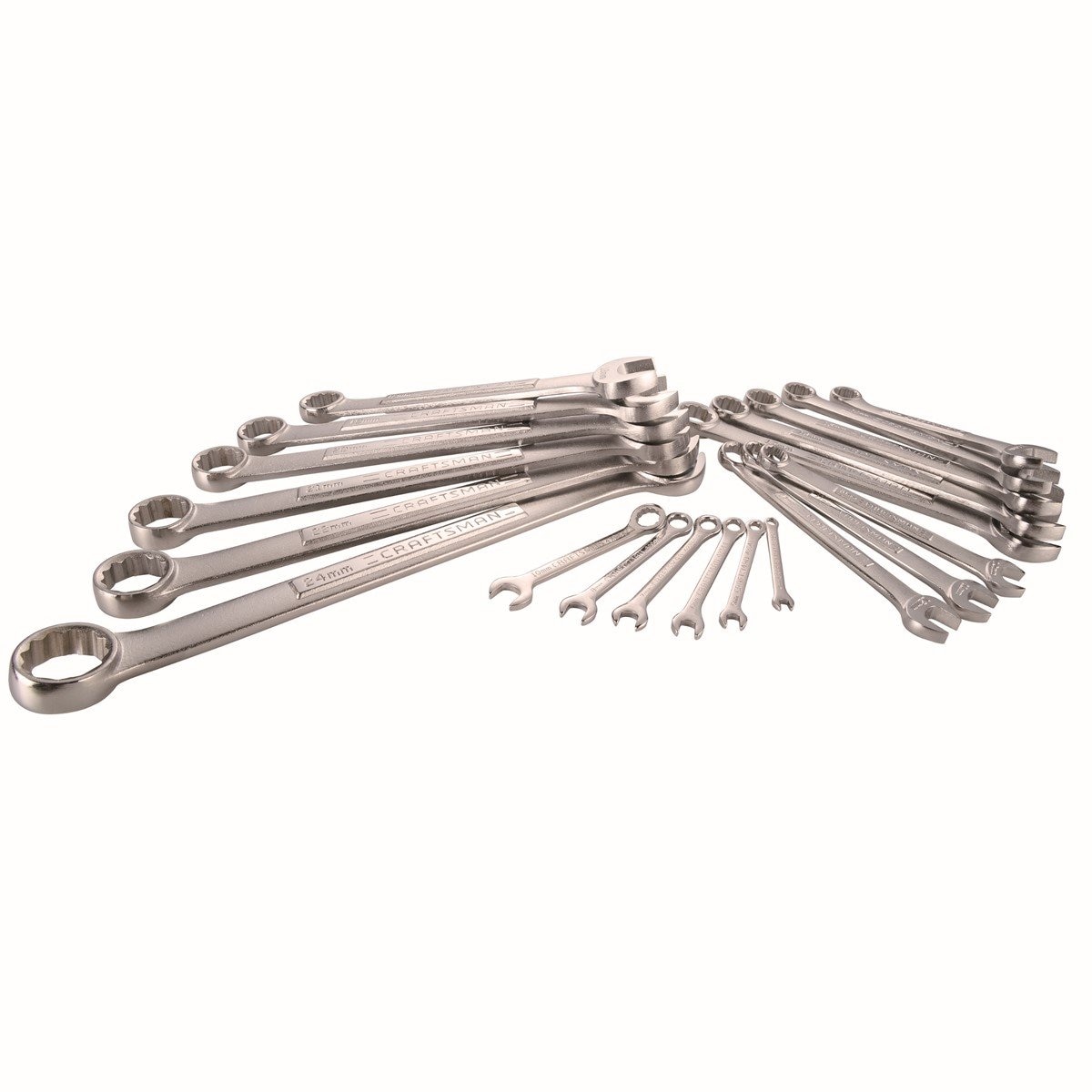 Juego de 20 Llaves Combinadas Métricas Craftsman