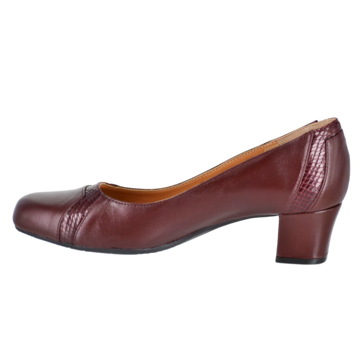 Zapatilla con Puntera Color Vino Joyce