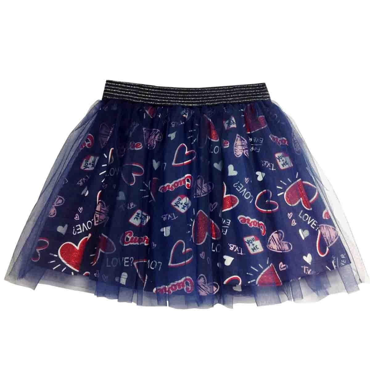 Falda Estampada con Elástico Let´s Go para Niña