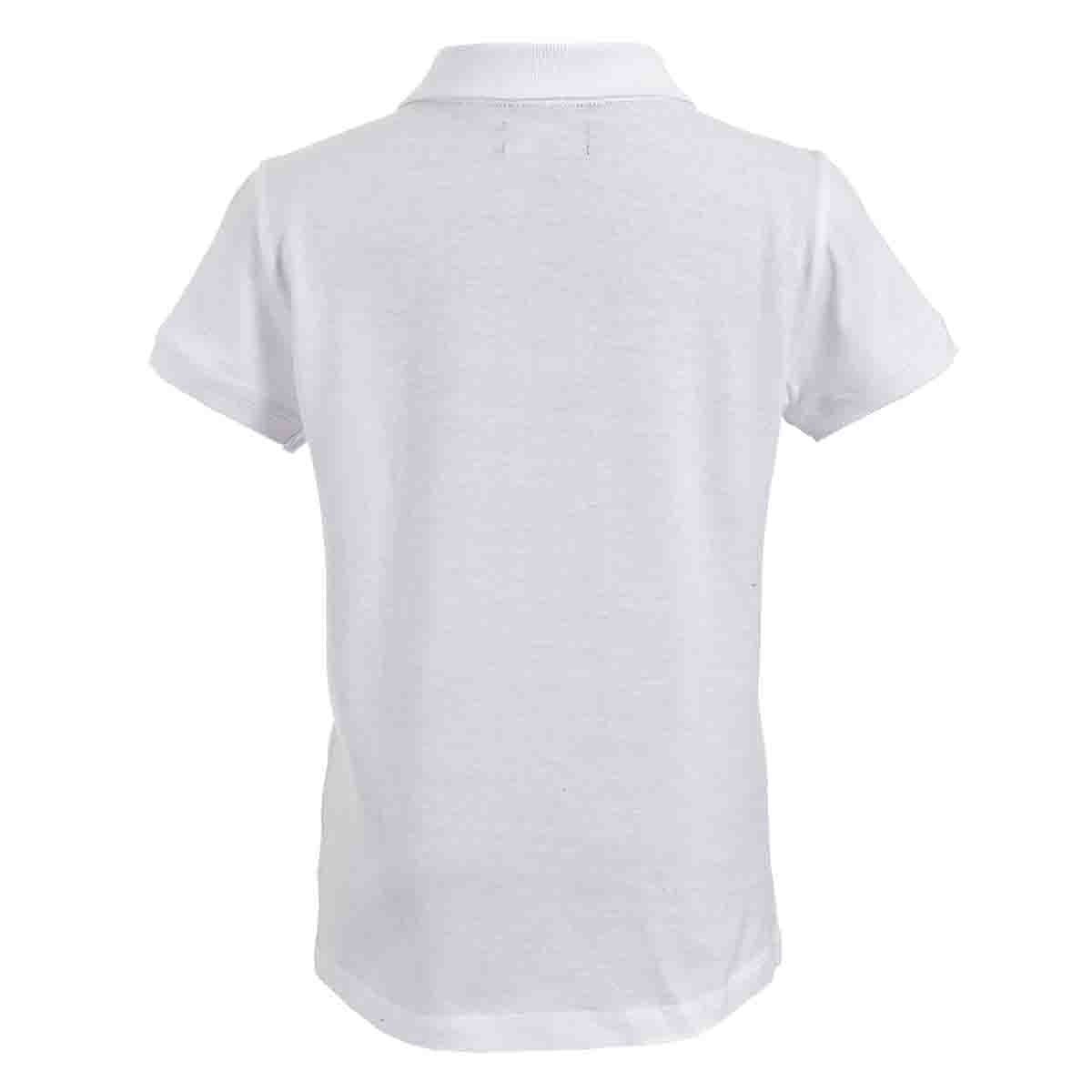 playera polo blanca niño