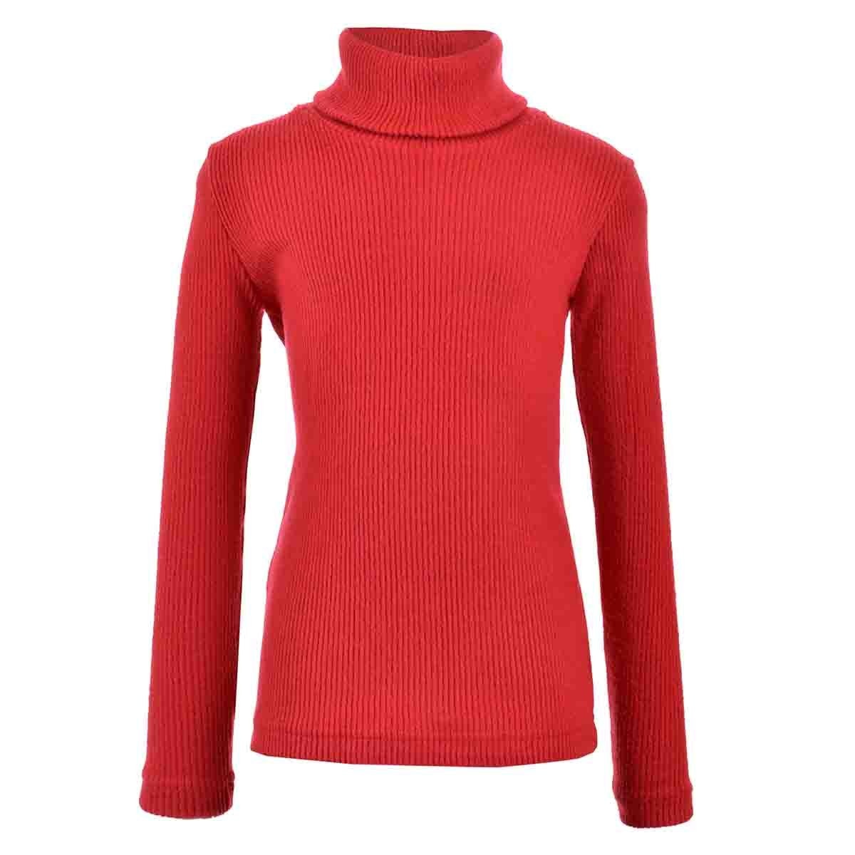 blusa roja manga larga