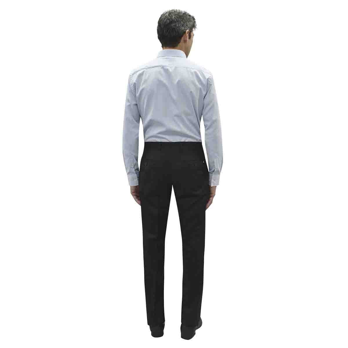 Camisa de Vestir Azul Combinada Slim Cavalier para Caballero