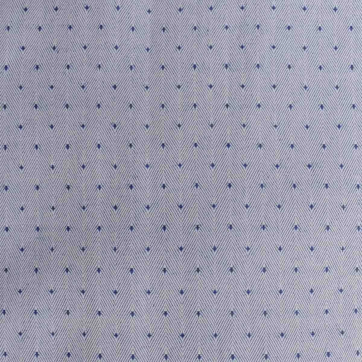 Camisa de Vestir Azul Combinada Slim Cavalier para Caballero