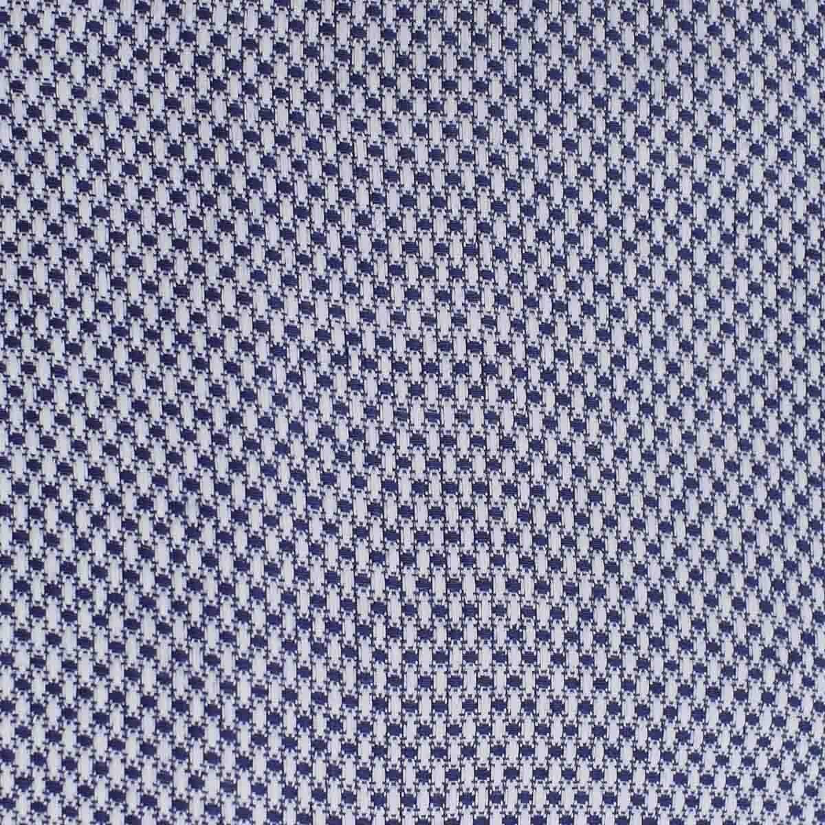 Camisa de Vestir Azul Combinada Slim Cavalier