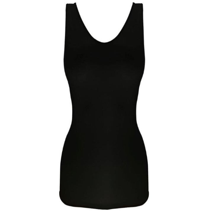 Camisa Negra con Control y Doble Vista Maidenform