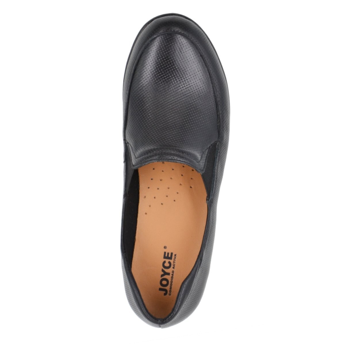 Mocasín Cuña con Ajuste de Resorte Color Negro Joyce