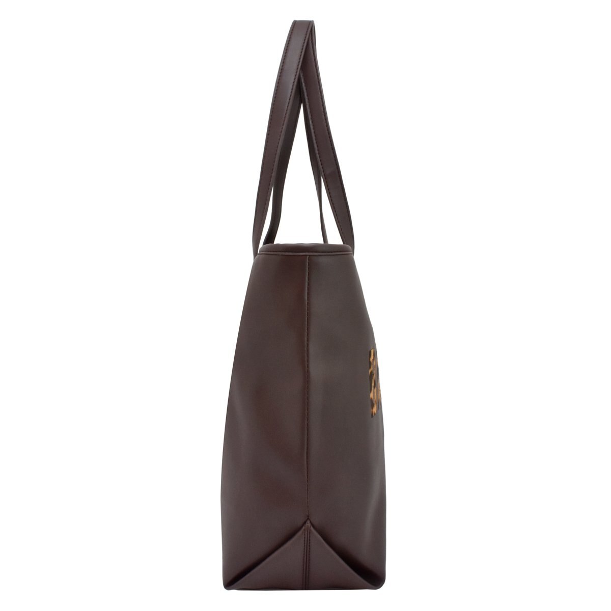 Bolso Tote Café con Logo en Animal Print Baby Phat
