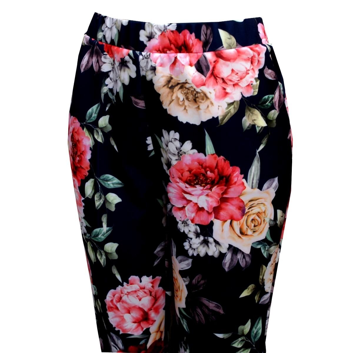 Pantalon con Estampado de Flores Connie Klein para Dama